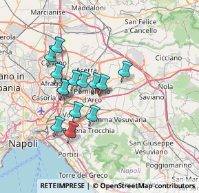 Mappa Via Fermi, 80038 Pomigliano d'Arco NA, Italia (6.17214)