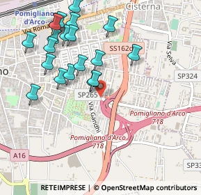 Mappa Via Fermi, 80038 Pomigliano d'Arco NA, Italia (0.5835)