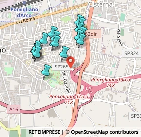 Mappa Via Fermi, 80038 Pomigliano d'Arco NA, Italia (0.467)