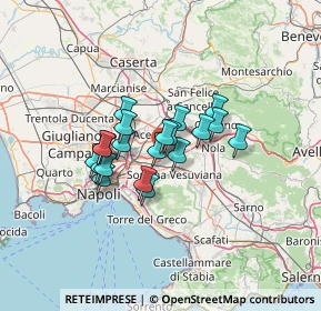 Mappa Via Fermi, 80038 Pomigliano d'Arco NA, Italia (9.672)