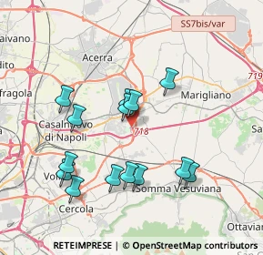 Mappa Via Fermi, 80038 Pomigliano d'Arco NA, Italia (3.83071)