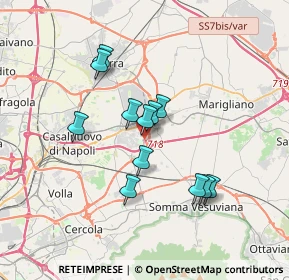 Mappa Via Fermi, 80038 Pomigliano d'Arco NA, Italia (3.08)