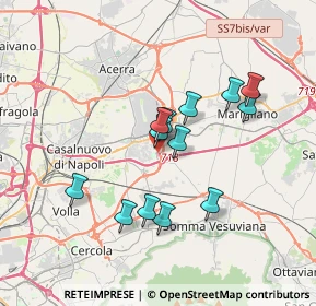 Mappa Via Fermi, 80038 Pomigliano d'Arco NA, Italia (3.20385)