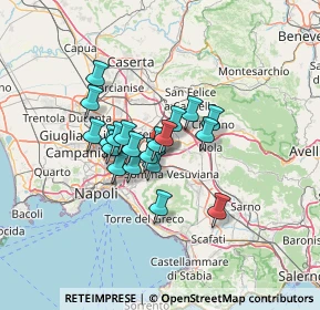 Mappa Via Carlo Alberto dalla Chiesa, 80038 Pomigliano d'Arco NA, Italia (9.8845)