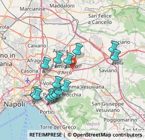 Mappa Via Carlo Alberto dalla Chiesa, 80038 Pomigliano d'Arco NA, Italia (7.698)