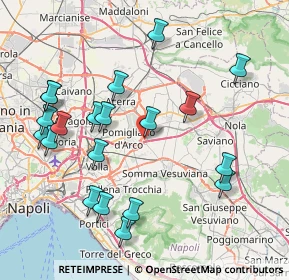 Mappa Via Carlo Alberto dalla Chiesa, 80038 Pomigliano d'Arco NA, Italia (9.4105)