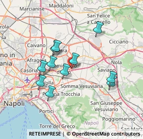 Mappa Via Carlo Alberto dalla Chiesa, 80038 Pomigliano d'Arco NA, Italia (6.74636)