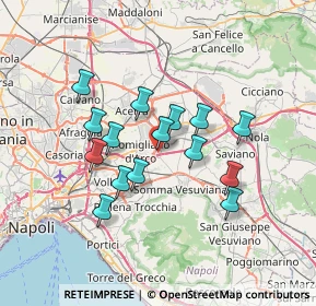 Mappa Via Carlo Alberto dalla Chiesa, 80038 Pomigliano d'Arco NA, Italia (6.22867)