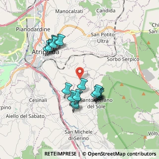 Mappa Via San Gregorio, 83042 Atripalda AV, Italia (1.8535)