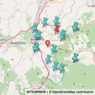 Mappa Via San Gregorio, 83042 Atripalda AV, Italia (3.93833)