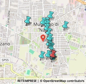 Mappa Via Giosuè Carducci, 80018 Mugnano di Napoli NA, Italia (0.3865)