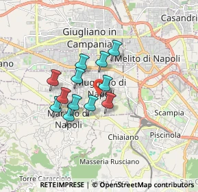 Mappa Via Giosuè Carducci, 80018 Mugnano di Napoli NA, Italia (1.335)