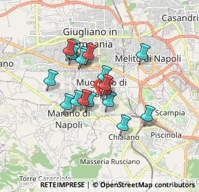 Mappa Via Giosuè Carducci, 80018 Mugnano di Napoli NA, Italia (1.38389)