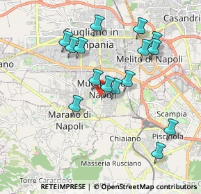 Mappa Via Giosuè Carducci, 80018 Mugnano di Napoli NA, Italia (1.984)