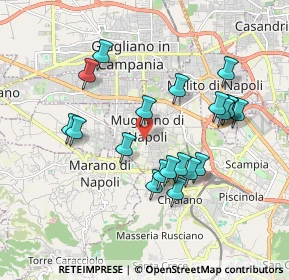 Mappa Via Giosuè Carducci, 80018 Mugnano di Napoli NA, Italia (1.899)