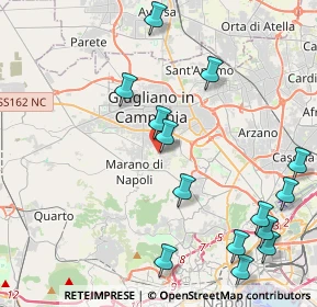 Mappa Via Giosuè Carducci, 80018 Mugnano di Napoli NA, Italia (5.95118)