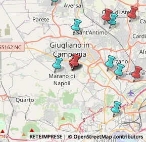 Mappa Via Giosuè Carducci, 80018 Mugnano di Napoli NA, Italia (4.50923)