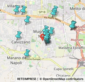 Mappa Via Giosuè Carducci, 80018 Mugnano di Napoli NA, Italia (0.90056)