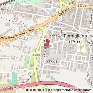 Mappa Via S. Pietro, 138, 80038 Pomigliano d'Arco, Napoli (Campania)