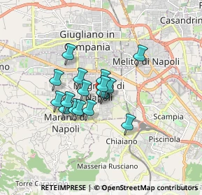 Mappa Via De Gasperi Alcide, 80018 Mugnano di Napoli NA, Italia (1.21059)