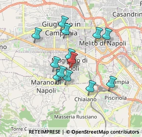 Mappa Via De Gasperi Alcide, 80018 Mugnano di Napoli NA, Italia (1.58692)