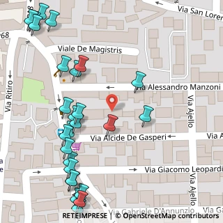 Mappa Via De Gasperi Alcide, 80018 Mugnano di Napoli NA, Italia (0.08846)
