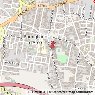 Mappa Via firenze 39, 80038 Pomigliano d'Arco, Napoli (Campania)