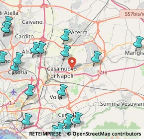 Mappa Via Masseria Mattiello, 80038 Pomigliano d'Arco NA, Italia (6.4755)