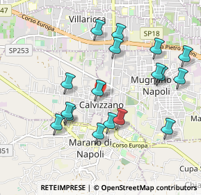 Mappa Via Galiero, 80012 Calvizzano NA, Italia (1.07941)