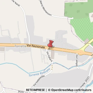 Mappa Via Nazionale Torrette, 154, 83013 Mercogliano, Avellino (Campania)