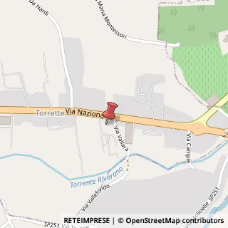 Mappa Via Nazionale Torrette, 83013 Mercogliano, Avellino (Campania)