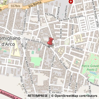 Mappa Corso Vittorio Emanuele, 85, 80038 Pomigliano d'Arco, Napoli (Campania)