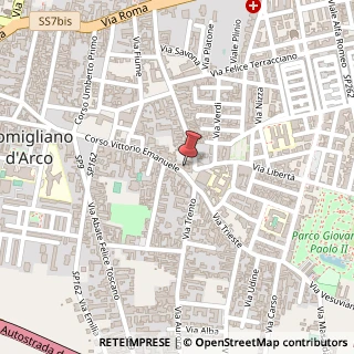 Mappa Corso Vittorio Emanuele, 12, 80038 Pomigliano d'Arco, Napoli (Campania)
