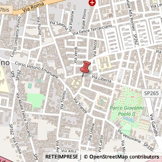 Mappa Via Giosuè Carducci, 8, 80038 Pomigliano d'Arco, Napoli (Campania)