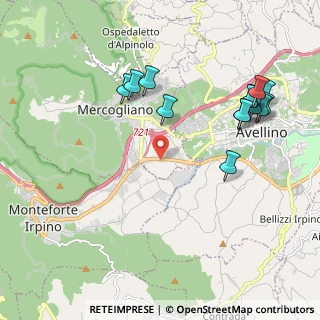 Mappa Via Nazionale Torrette, 83100 Avellino AV, Italia (2.43929)