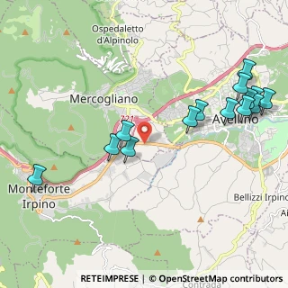 Mappa Via Nazionale Torrette, 83100 Avellino AV, Italia (2.63071)
