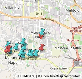 Mappa Via Alessandro Manzoni, 80018 Mugnano di Napoli NA, Italia (1.358)