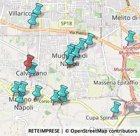 Mappa Via Alessandro Manzoni, 80018 Mugnano di Napoli NA, Italia (1.175)