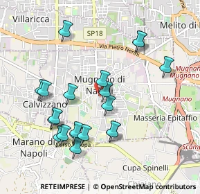 Mappa Via Alessandro Manzoni, 80018 Mugnano di Napoli NA, Italia (1.048)