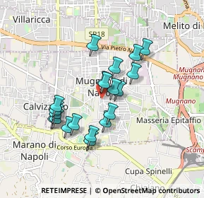 Mappa Via Alessandro Manzoni, 80018 Mugnano di Napoli NA, Italia (0.7935)