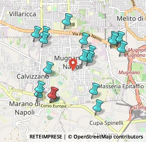 Mappa Via Alessandro Manzoni, 80018 Mugnano di Napoli NA, Italia (1.062)