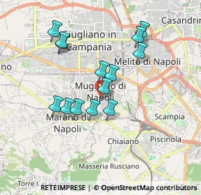 Mappa Via Alessandro Manzoni, 80018 Mugnano di Napoli NA, Italia (1.72071)