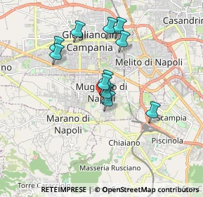 Mappa Via Alessandro Manzoni, 80018 Mugnano di Napoli NA, Italia (1.61909)