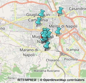 Mappa Via Alessandro Manzoni, 80018 Mugnano di Napoli NA, Italia (0.86857)