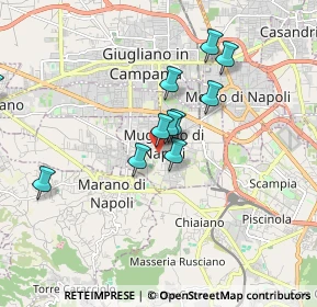 Mappa Via dei Fiori, 80018 Mugnano di Napoli NA, Italia (1.69)
