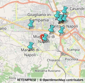 Mappa Via dei Fiori, 80018 Mugnano di Napoli NA, Italia (1.96818)