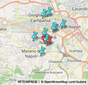 Mappa Via dei Fiori, 80018 Mugnano di Napoli NA, Italia (1.20636)