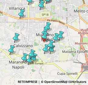 Mappa Via dei Fiori, 80018 Mugnano di Napoli NA, Italia (1.11)