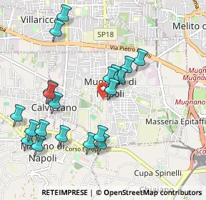 Mappa Via dei Fiori, 80018 Mugnano di Napoli NA, Italia (1.1265)