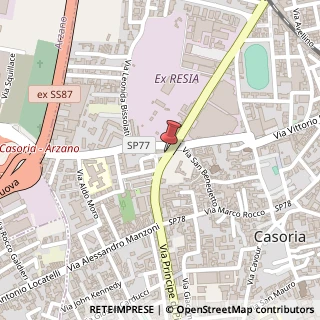 Mappa Via Principe di Piemonte, 131, 80026 Casoria, Napoli (Campania)